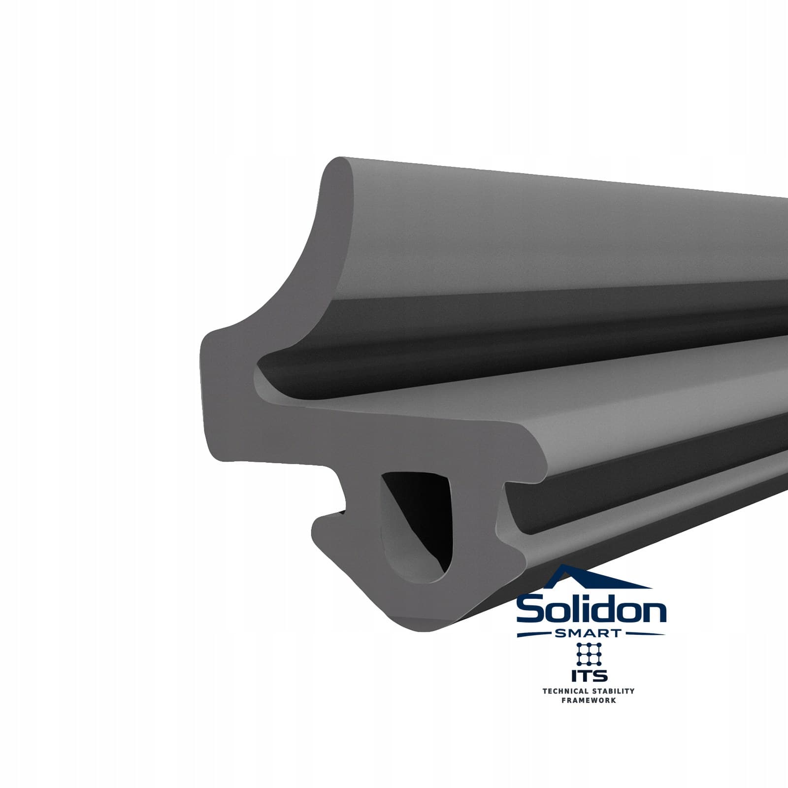 Garnitură etanșare Solidon EPDM pentru ferestre PVC, 400 m, negru – imaginea 1
