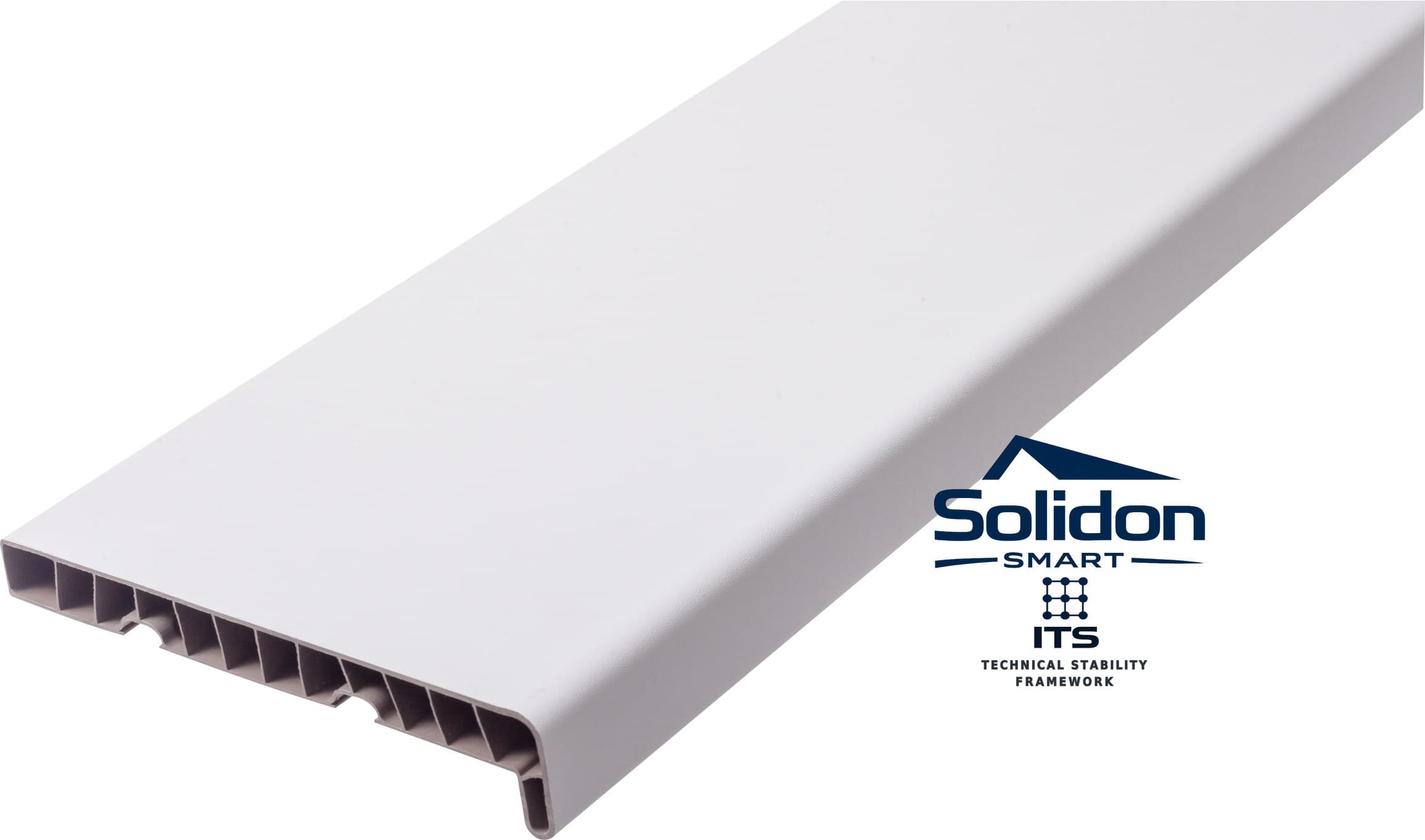 Glaf PVC Solidon 200x25 cm alb – imaginea 1