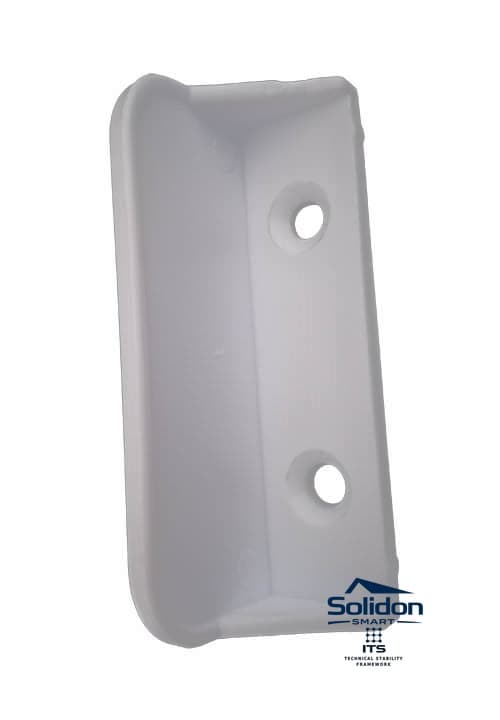 Mâner plasă insecte Solidon, plastic alb, 4x2x1 cm – imaginea 1