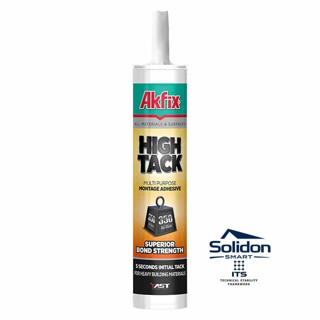 Adeziv pentru montaj Akfix High Tack polimer MS 290 ml alb – imaginea 1