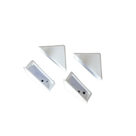 Colțar întărire plasă insecte Solidon plastic 33x33 mm – imaginea 1