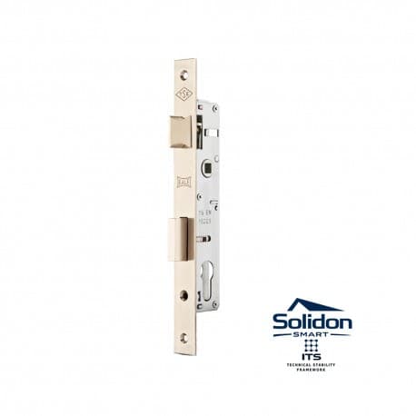 Broasca pentru aluminiu, cu limba, backset 30mm, interax 85mm