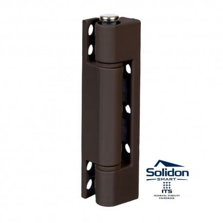 Balama simpla, Solowin, fixa, din aluminiu, 95×20, maro inchis – imaginea 1