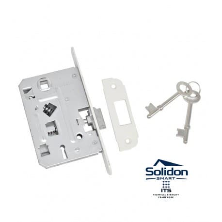 Broasca ingropata, pentru usi de lemn, interax 72mm, backset 40mm, crom