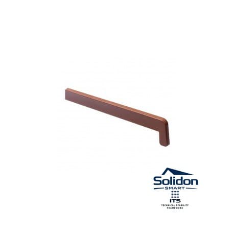 Capac glaf pvc caramel 500mm
