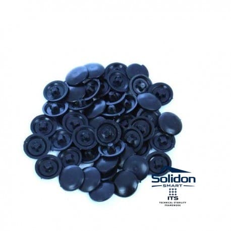 Capac mascare suruburi, set 10 bucati, negru RAL9005