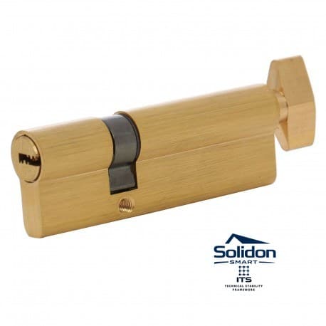 Cilindru (butuc) cu buton, Best Imperial, usa metalica, excentric, dimensiune 92mm (30x10x52)