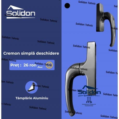 Cremon simpla deschidere aluminiu