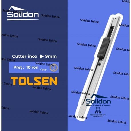 Cutter inox 9mm Tolsen