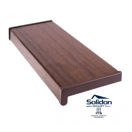 Glaf PVC interior pentru ferestre, wenge, 100 x 30 x 2 cm