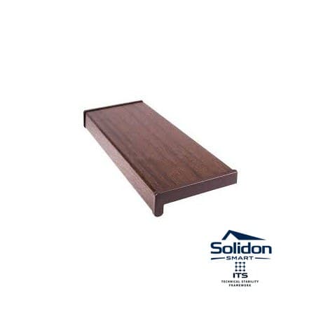 Glaf PVC interior pentru ferestre, wenge, 200 x 20 x 2 cm