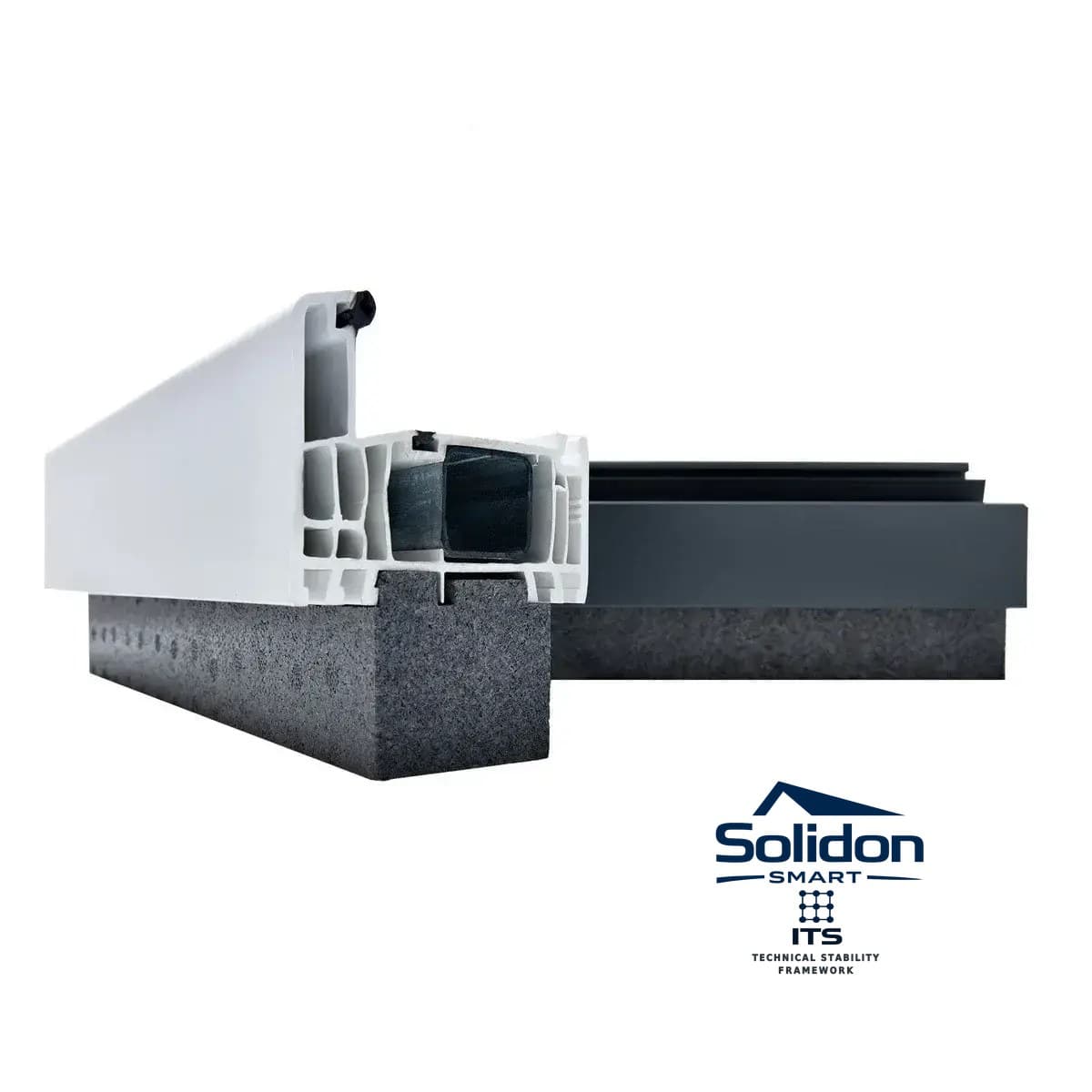 Profil solbanc blaugelb 50(57)x40x1200mm pentru Veka Softline 70/76/82