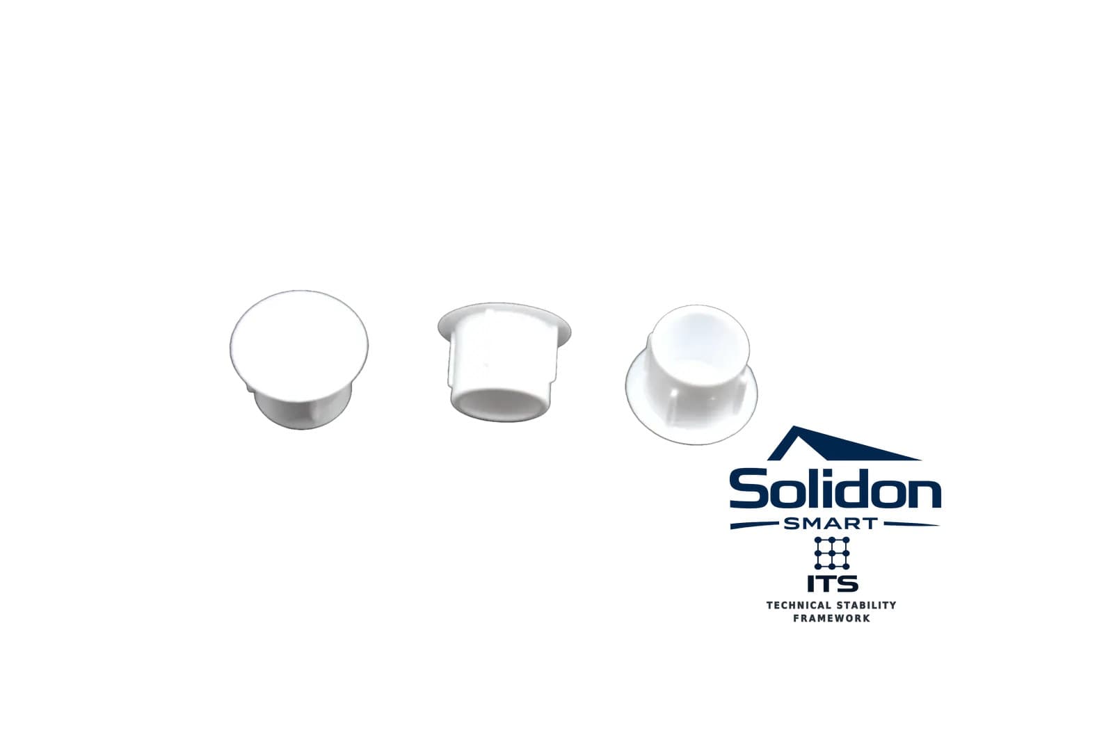Dop 12mm pentru mascare suruburi montaj Alb – imaginea 1