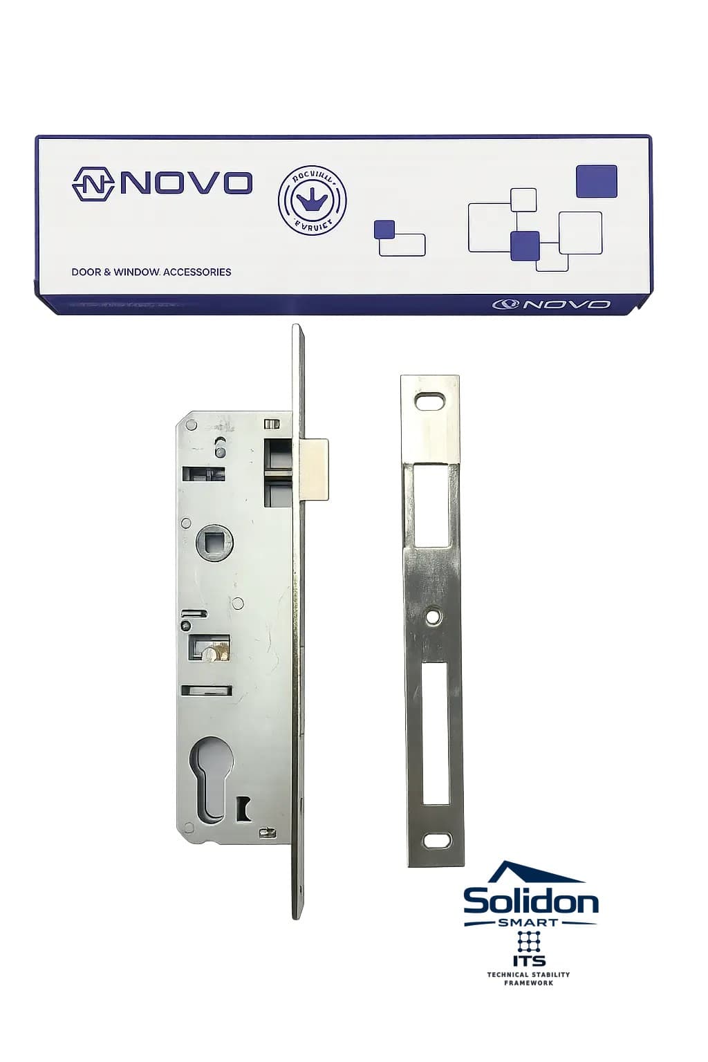 Broasca simpla usa aluminiu 35 x 85 mm Novo