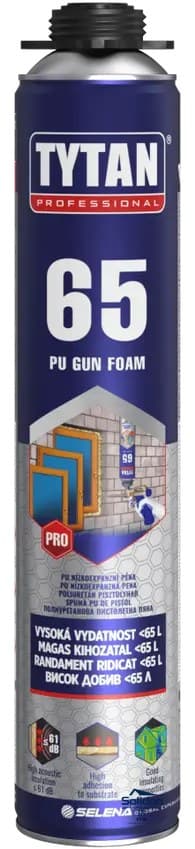 Spuma Tytan 65 professional 840ml pentru pistol
