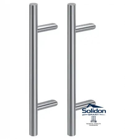 Set Mânere Spațiale Tubulare Inox cu Prindere la 45° – imaginea 1