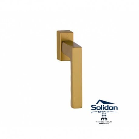 Maner fereastra, Hoppe, model Toulon, secustik, din aluminiu, ax tija reglabil 7×32-42, bronz