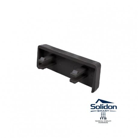 Picuratori softline pentru ferestre si usi pvc, set 10 bucati, negru RAL9005