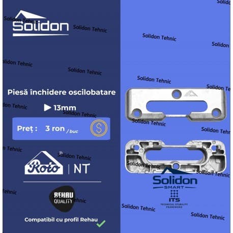 Piesa inchidere oscilobatare Roto NT (13mm) – imaginea 1