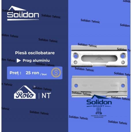 Piesa oscilobatare prag aluminiu Roto NT