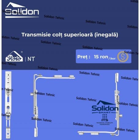 Transmisie colt superioara Roto NT (inegala)