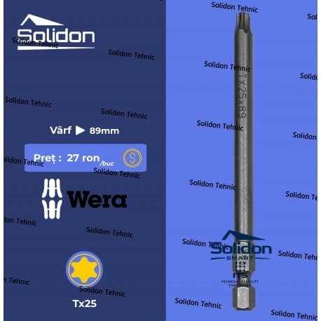 Varf Tx25 89mm Wera – imaginea 1