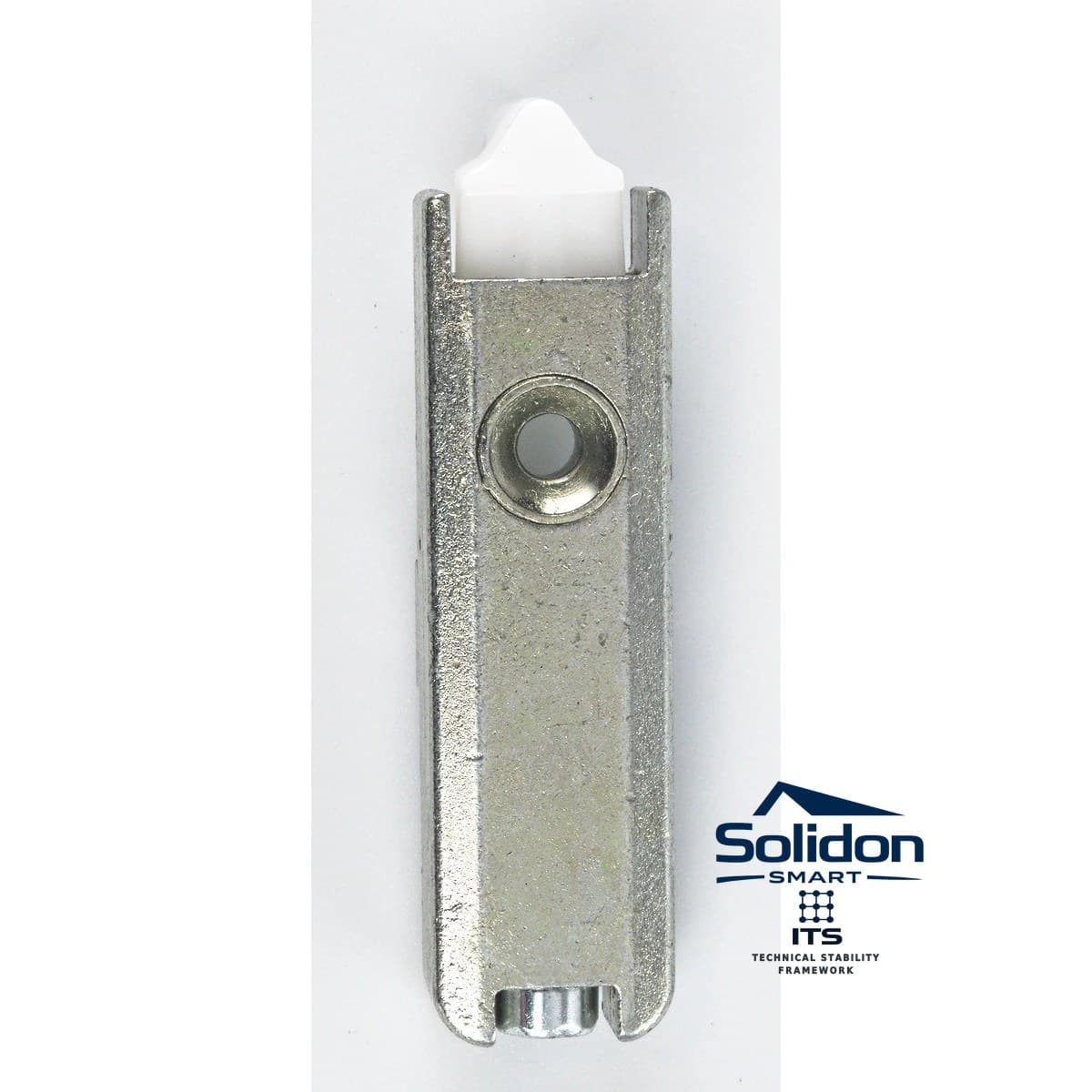 Zăvor ușă balcon Solidon, metal, argintiu, 61x16 mm – imaginea 1